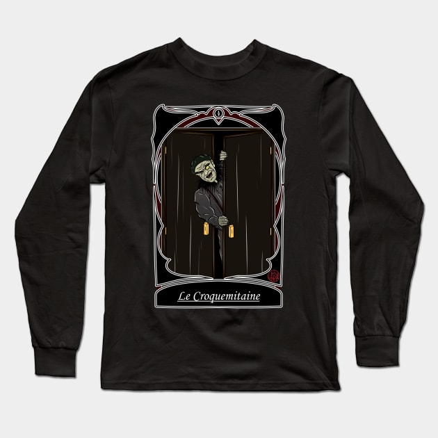 Le Croquemitaine - folklore francais Long Sleeve T-Shirt by Ukiyograph